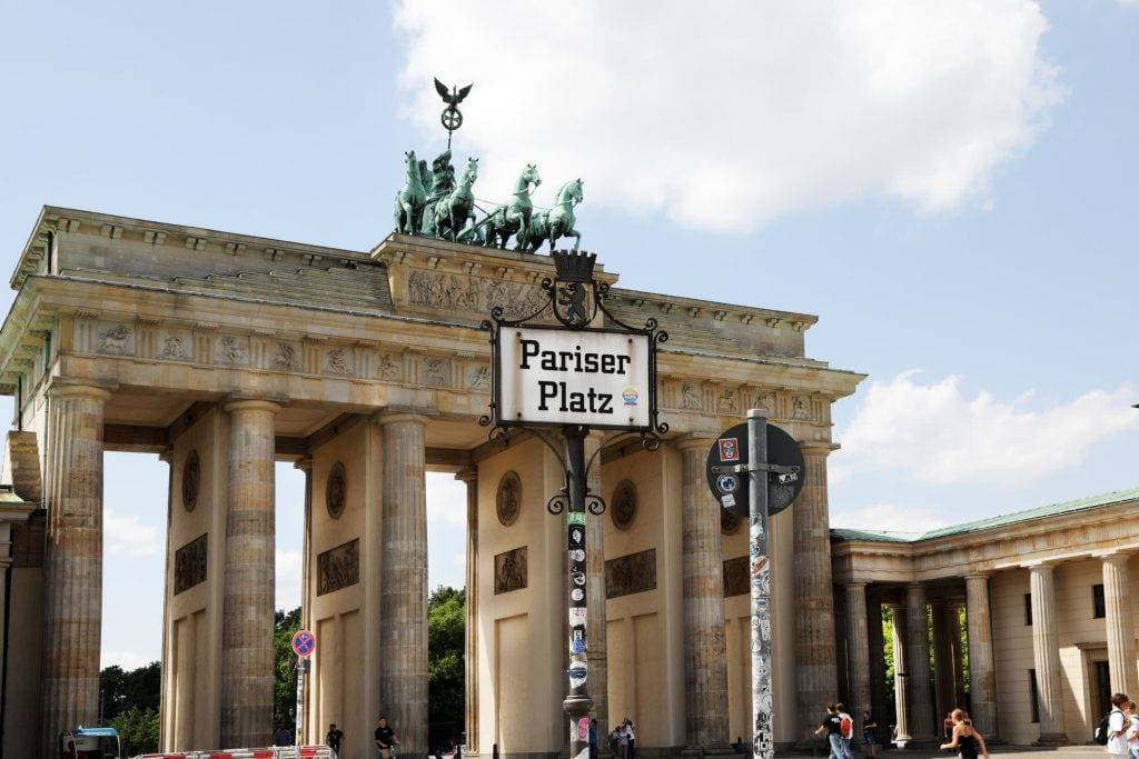 Französische Botschaft Berlin Brandenburger Tor Parisr Platz