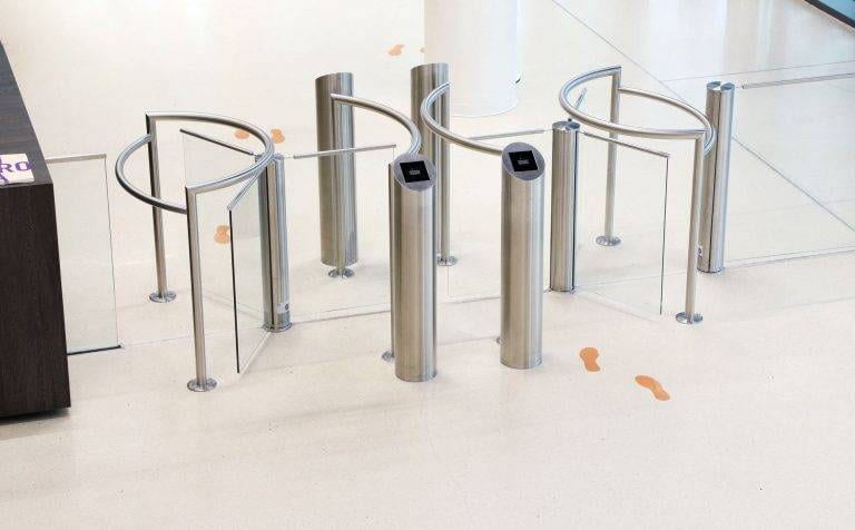 halbhohes Drehkreuz Detail