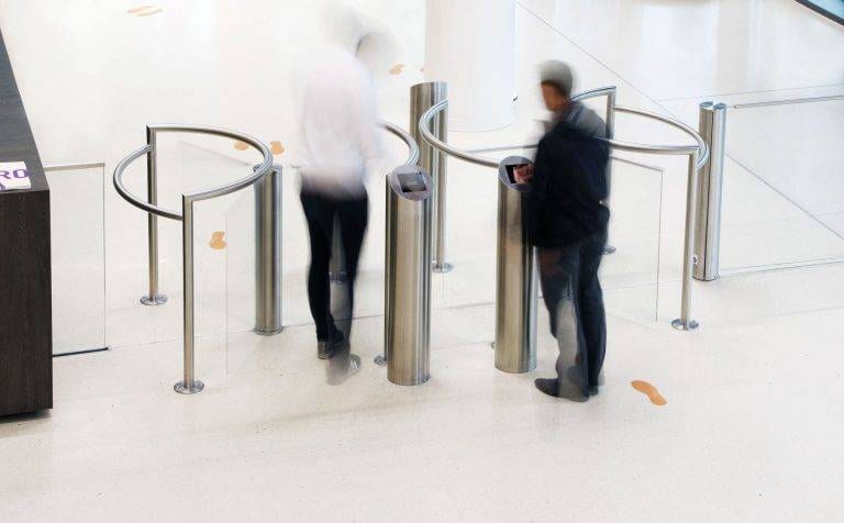 halbhohes Drehkreuz Detail