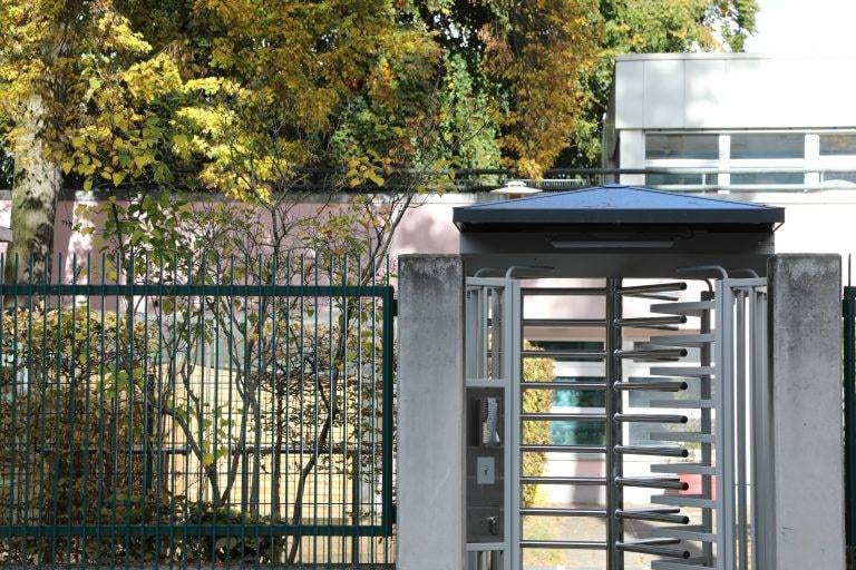 5 Drehkreuz FTS Ausführung RC2 mit Sonderdach