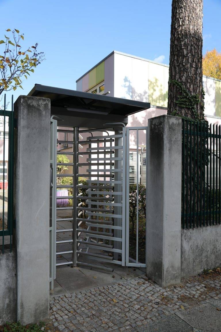 6 Drehkreuz FTS Ausführung RC2 mit Sonderdach