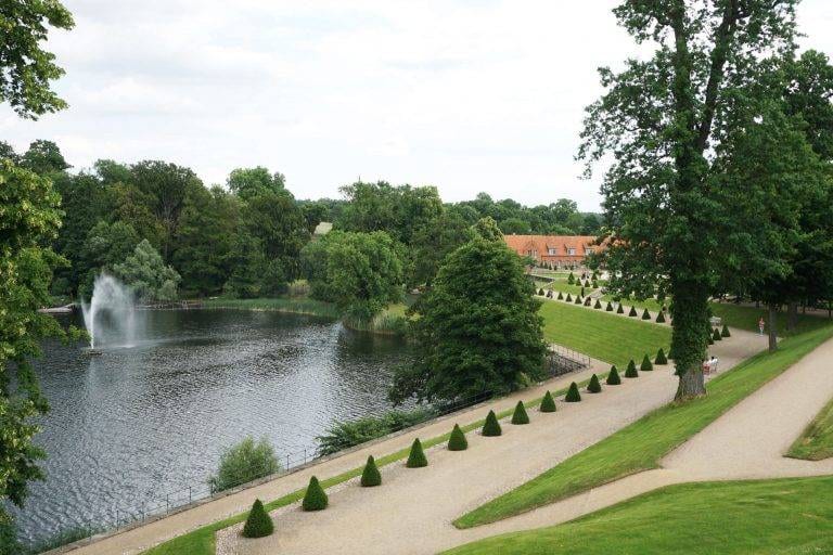Garten des Gästehaus der Bundesregierung Schloss Meseberg