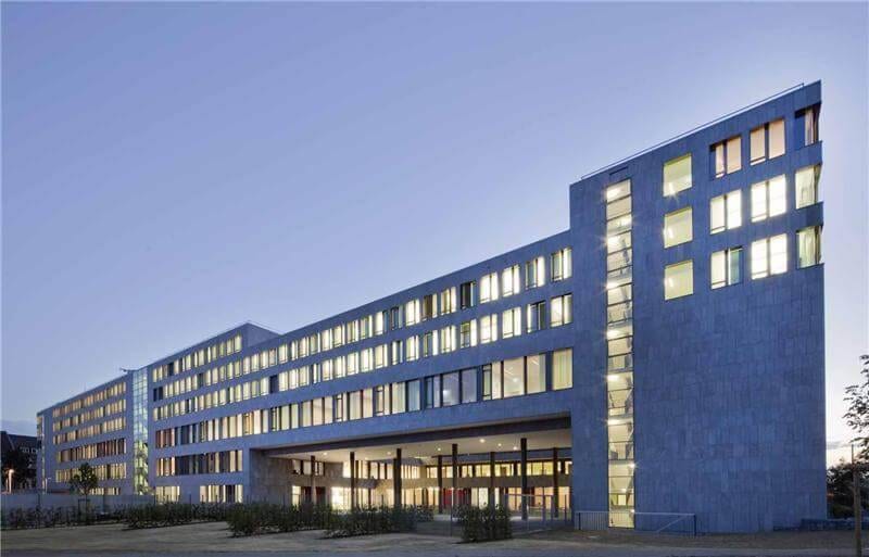 Modern office building facade