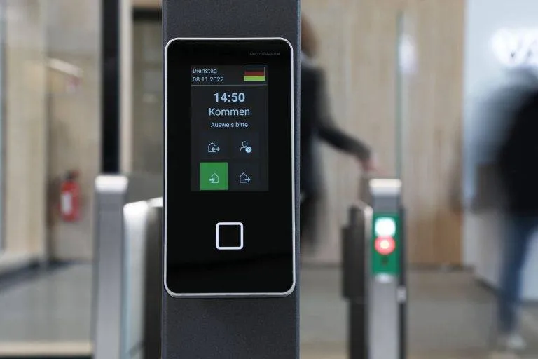 Sensorschleuse Argus 60 Detail Zeiterfassung