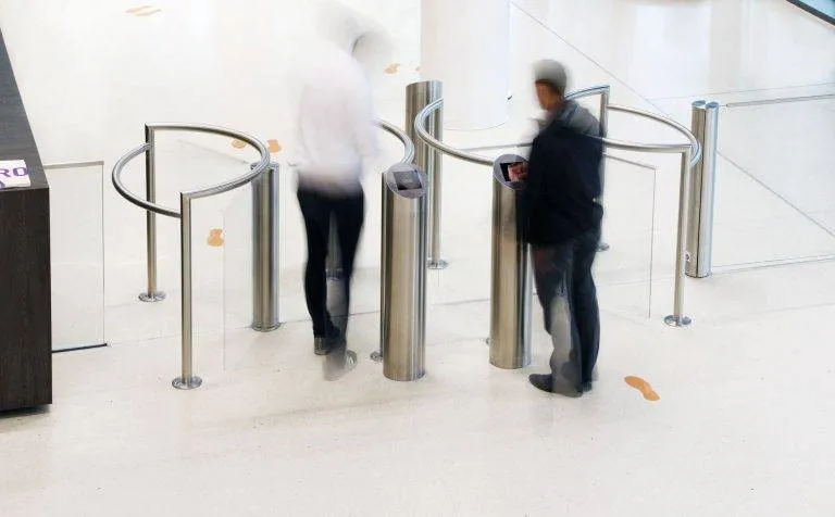 halbhohes Drehkreuz Detail