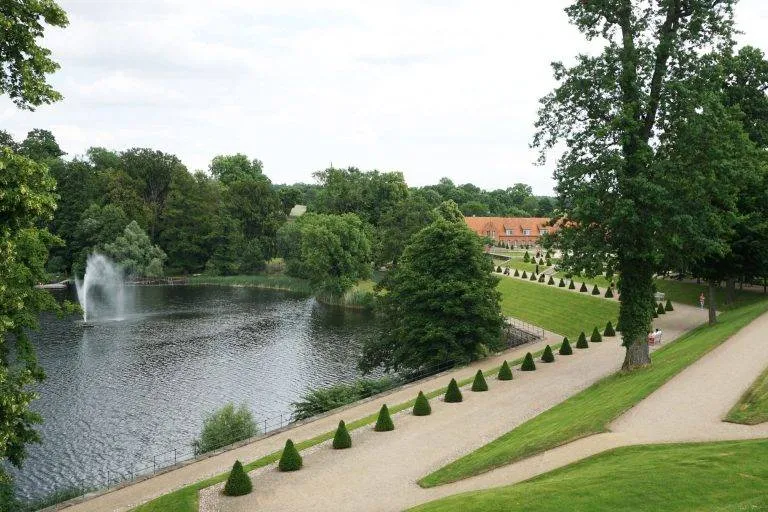 Garten des Gästehaus der Bundesregierung Schloss Meseberg